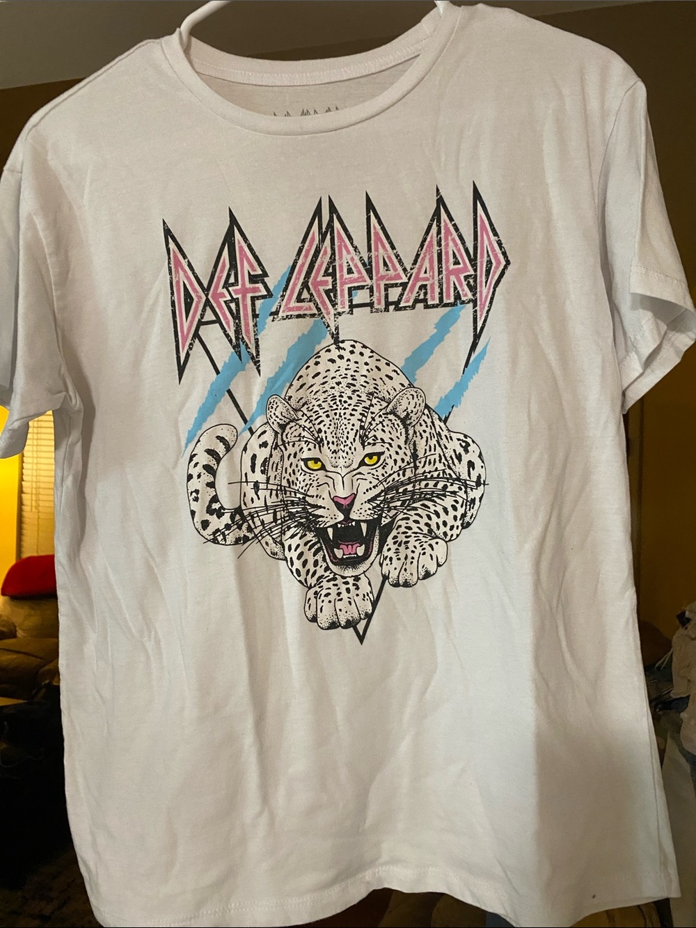 Def Leppard Kids White Short Sleeve Graphic Tee